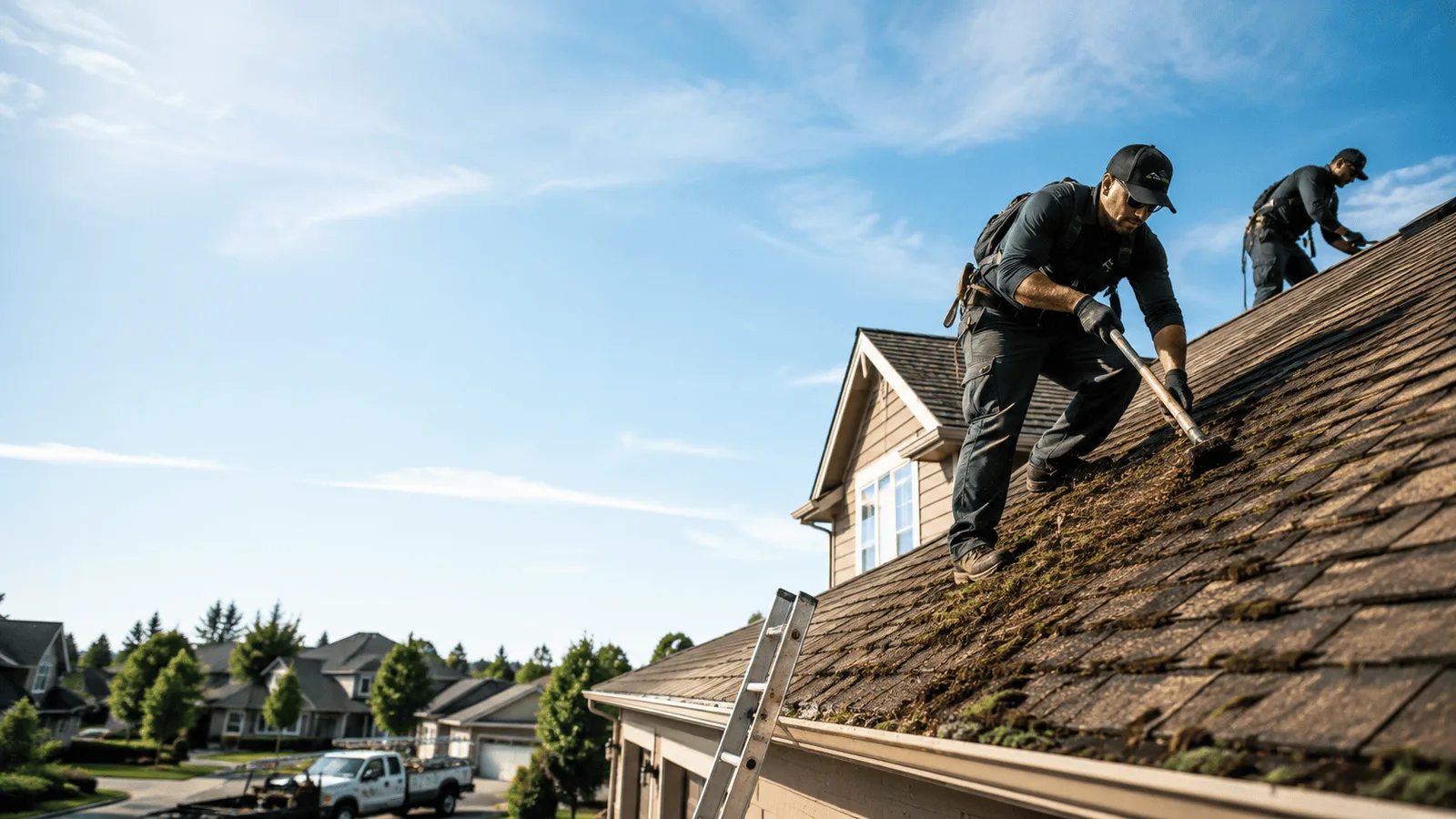 Roof Moss Removal in Cadott, WI near me